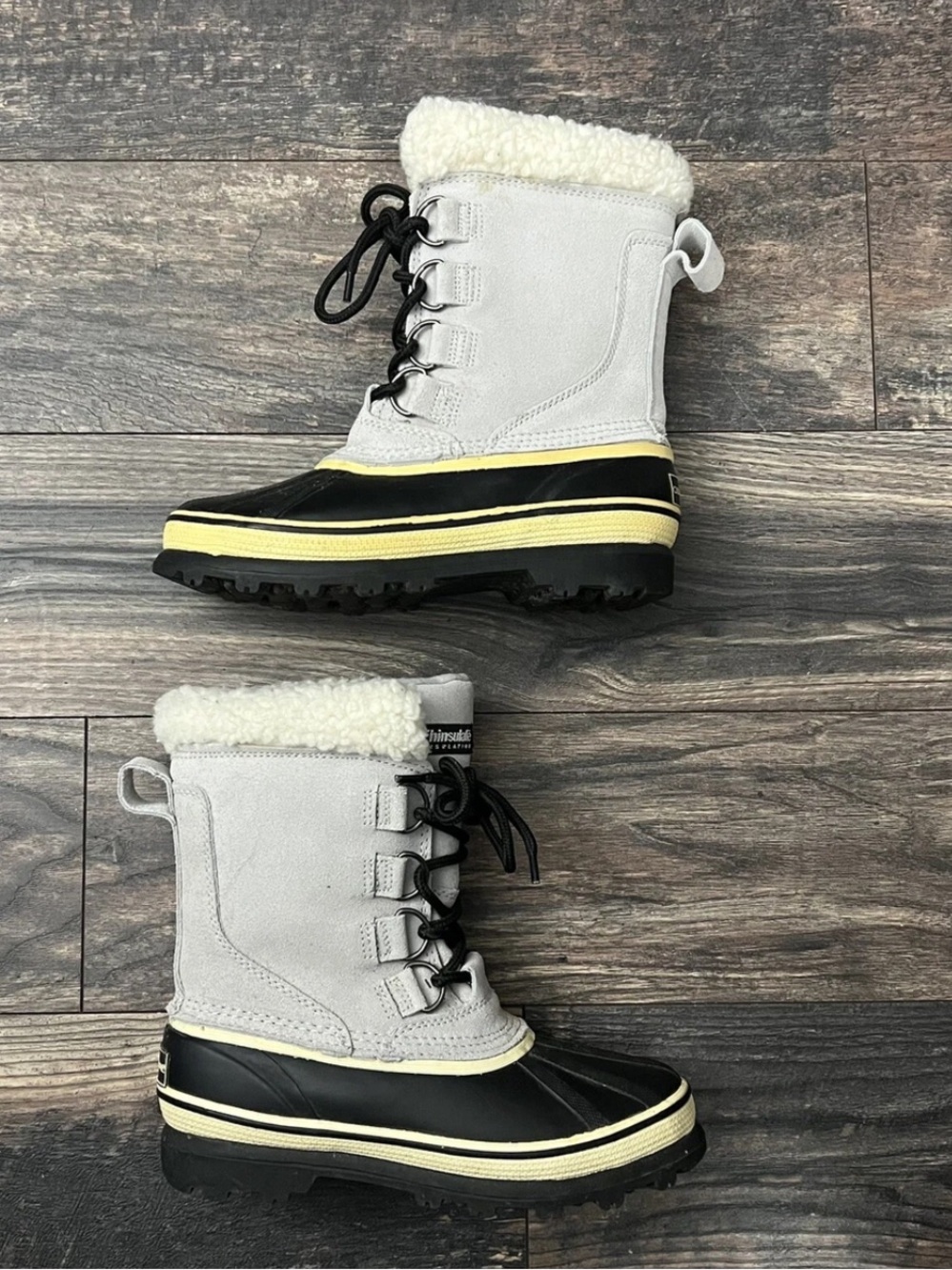 Ozark Trail Women’s Size 7 GRIZ 09 Gray Black Thinsulate Duck Snow Boots